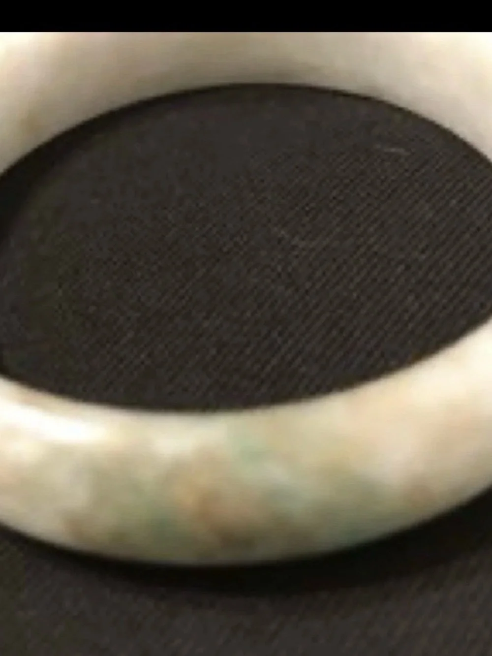 White Jade Bangle Bracelet